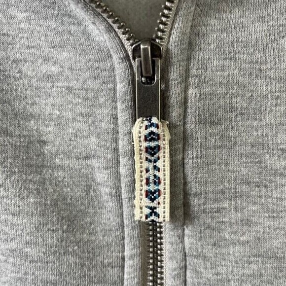 Altar'd State Gray Sherpa Popover 1/4 Zip Hoodie Size Small - Picture 4 of 7